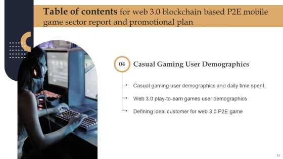 Web 3 0 Blockchain Based P2E Mobile Game Sector Report And Promotional Plan Ppt PowerPoint Presentation Complete Deck With Slides
