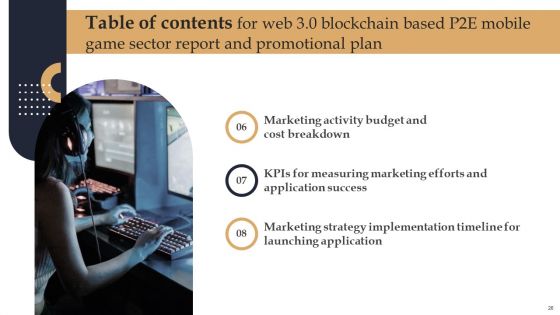 Web 3 0 Blockchain Based P2E Mobile Game Sector Report And Promotional Plan Ppt PowerPoint Presentation Complete Deck With Slides