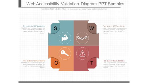 Web Accessibility Validation Diagram Ppt Samples