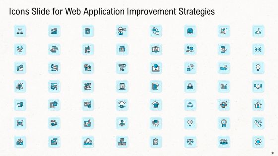 Web Application Improvement Strategies Ppt PowerPoint Presentation Complete Deck With Slides