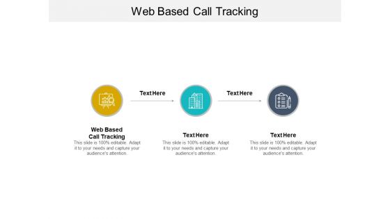 Web Based Call Tracking Ppt PowerPoint Presentation Portfolio Themes Cpb Pdf