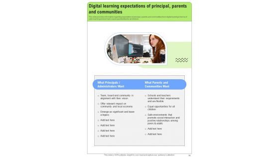 Web Based Learning Playbook Template