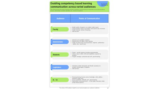 Web Based Learning Playbook Template