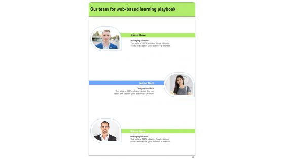 Web Based Learning Playbook Template