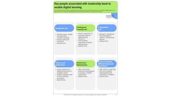 Web Based Learning Playbook Template