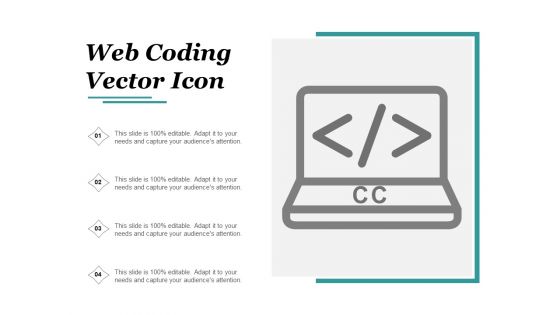 Web Coding Vector Icon Ppt PowerPoint Presentation Layouts Guide