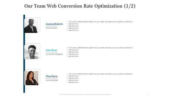 Web Conversion Rate Optimization Ppt PowerPoint Presentation Complete Deck With Slides