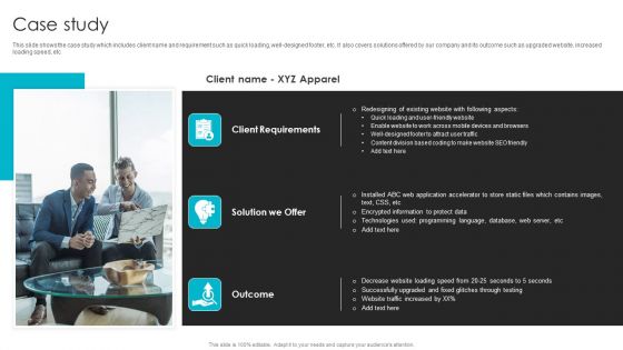 Web Design Company Overview Case Study Designs PDF Web Design Company Overview Case Study Designs PDF