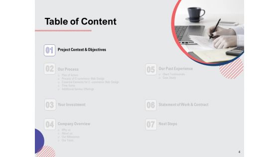 Web Design Services Proposal For Ecommerce Business Ppt PowerPoint Presentation Complete Deck With Slides