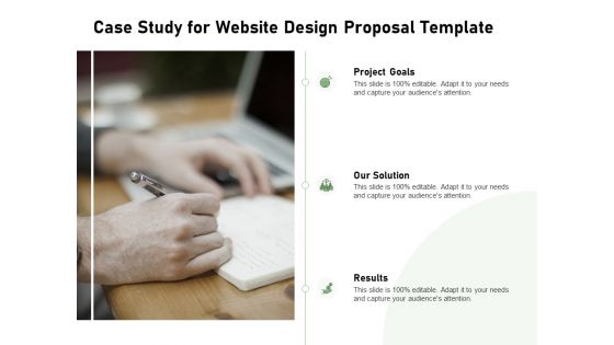 Web Designing Case Study For Website Design Proposal Template Ppt File Example PDF