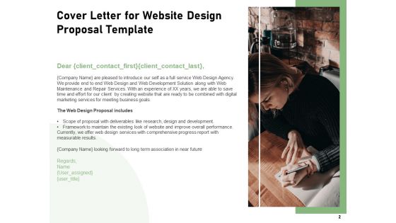 Web Designing Project Proposal Ppt PowerPoint Presentation Complete Deck With Slides