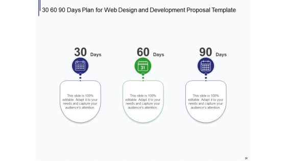 Web Development IT And Design Proposal Ppt PowerPoint Presentation Complete Deck With Slides