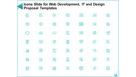 Web Development IT And Design Proposal Templates Ppt PowerPoint Presentation Complete Deck With Slides
