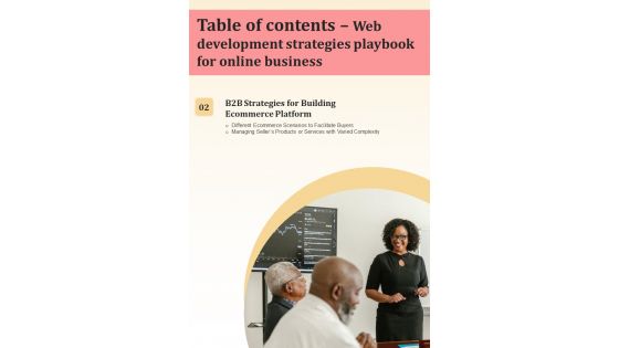 Web Development Strategies Playbook For Online Business Template