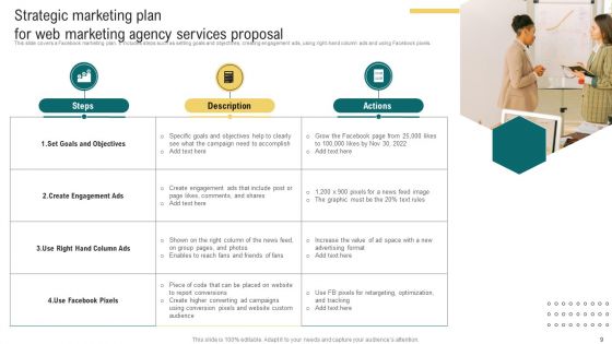 Web Marketing Agency Services Proposal Ppt PowerPoint Presentation Complete Deck With Slides
