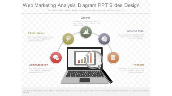 Web Marketing Analysis Diagram Ppt Slides Design