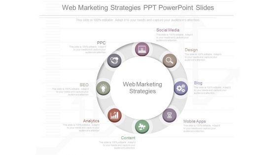 Web Marketing Strategies Ppt Powerpoint Slides