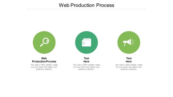 Web Production Process Ppt PowerPoint Presentation Portfolio Deck Cpb