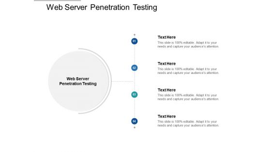 Web Server Penetration Testing Ppt PowerPoint Presentation File Graphic Images Cpb