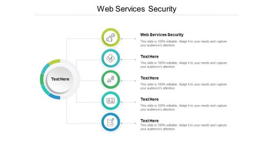Web Services Security Ppt PowerPoint Presentation Styles Gallery Cpb