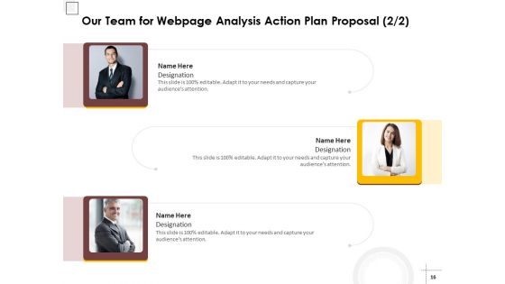 Webpage Analysis Action Plan Proposal Ppt PowerPoint Presentation Complete Deck With Slides