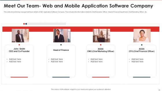 Website And Mobile Application Development Business Pitch Deck Ppt PowerPoint Presentation Complete With Slides
