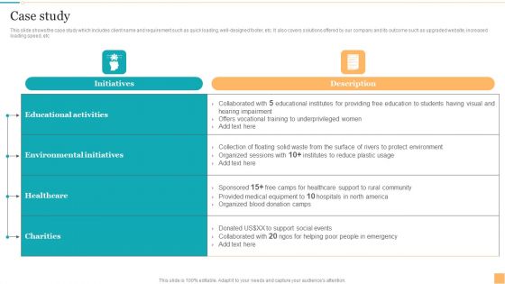 Website Design And Branding Studio Company Profile Case Study Slides PDF