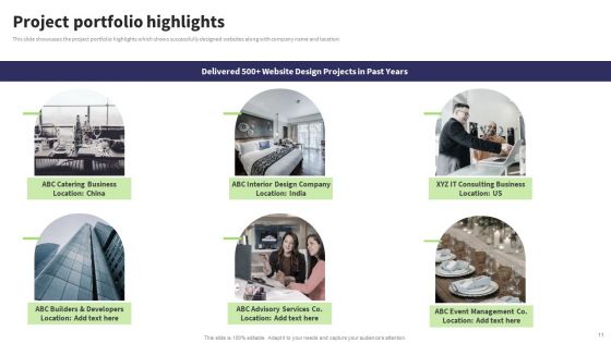 Website Design And Development Services Company Profile Ppt PowerPoint Presentation Complete Deck With Slides