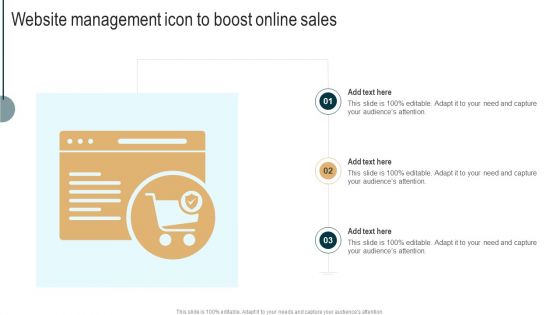 Website Management Icon To Boost Online Sales Icons PDF Website Management Icon To Boost Online Sales Icons PDF