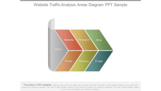 Website Traffic Analysis Areas Diagram Ppt Sample