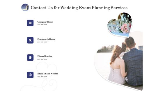 Wedding Affair Management Contact Us For Wedding Event Planning Services Pictures PDF