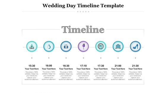 Wedding Day Timeline Template Ppt PowerPoint Presentation Styles Portrait PDF