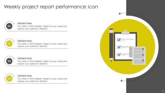 Weekly Performance Report Ppt PowerPoint Presentation Complete Deck With Slides