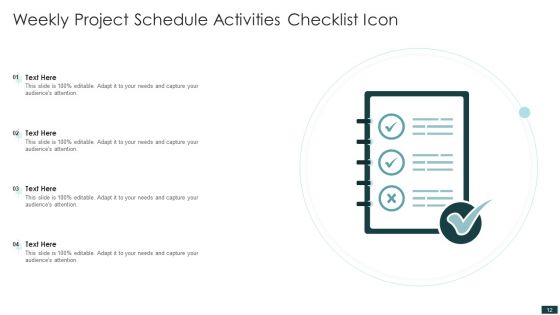 Weekly Project Schedule Ppt PowerPoint Presentation Complete With Slides