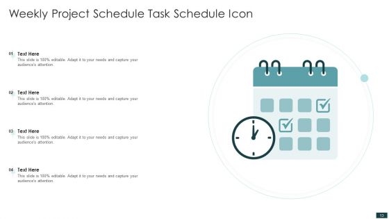 Weekly Project Schedule Ppt PowerPoint Presentation Complete With Slides