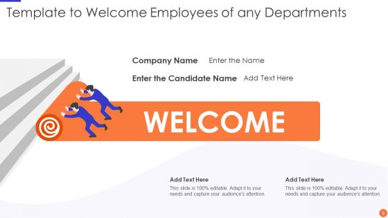Welcome Employees Ppt PowerPoint Presentation Complete With Slides
