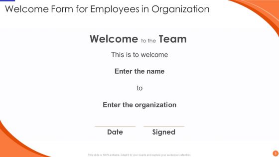 Welcome Employees Ppt PowerPoint Presentation Complete With Slides