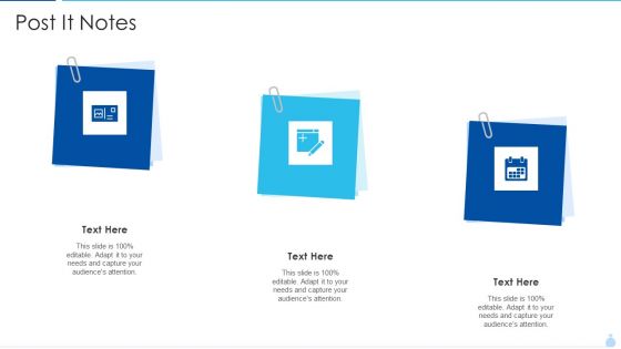 Welfare Investment Deck Post It Notes Ppt Layouts Infographics PDF