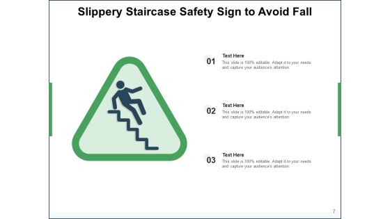 Wet Surface Employee Staircase Safety Ppt PowerPoint Presentation Complete Deck