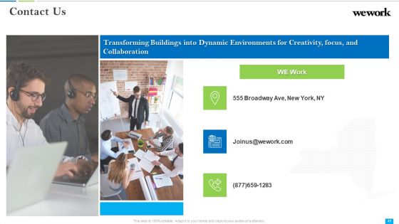 Wework Capital Financing Elevator Pitch Deck Ppt PowerPoint Presentation Complete Deck With Slides