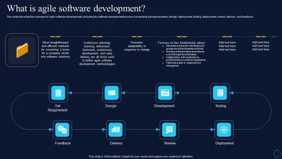 What Is Agile Software Development Software Development Approaches Topics PDF