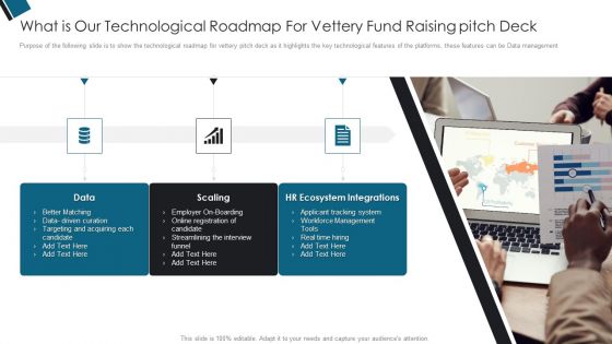 What Is Our Technological Roadmap For Vettery Fund Raising Pitch Deck Ppt PowerPoint Presentation Layouts Picture PDF What Is Our Technological Roadmap For Vettery Fund Raising Pitch Deck Ppt PowerPoint Presentation Layouts Picture PDF