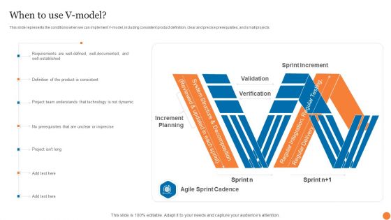 When To Use V Model Phases Of Software Development Procedure Template PDF