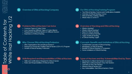 White Hat Hacking Ppt PowerPoint Presentation Complete With Slides