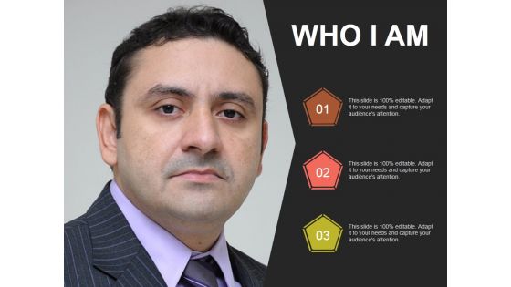 Who I Am Ppt PowerPoint Presentation Background Image