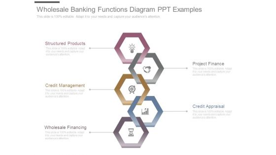 Wholesale Banking Functions Diagram Ppt Examples