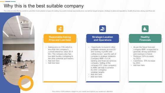 Why This Is The Best Suitable Company Investment Banking And Deal Pitchbook Clipart PDF