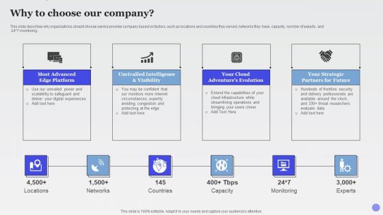 Why To Choose Our Company Xaas Cloud Computing Models Ppt PowerPoint Presentation Infographic Template Layouts PDF
