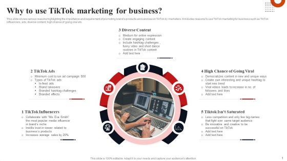 Why To Use Tiktok Marketing For Business Mockup PDF Why To Use Tiktok Marketing For Business Mockup PDF