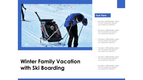 Winter Family Vacation With Ski Boarding Ppt PowerPoint Presentation Icon Guide PDF